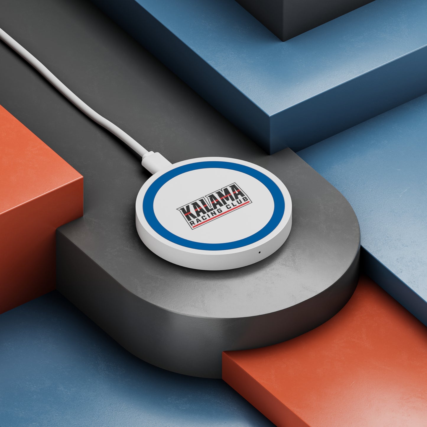 Wireless Charging Pad — Kalama Racing Club Logo