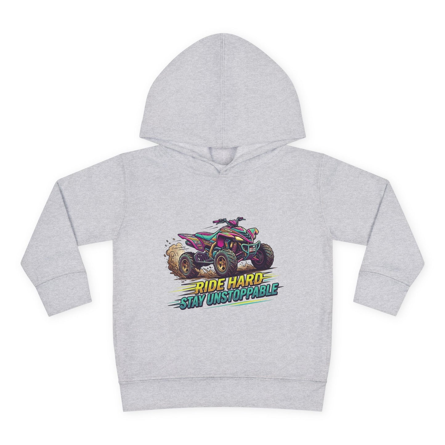Toddler Hoodie — "Ride Hard, Stay Unstoppable" ATV Pullover