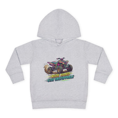 Toddler Hoodie — "Ride Hard, Stay Unstoppable" ATV Pullover