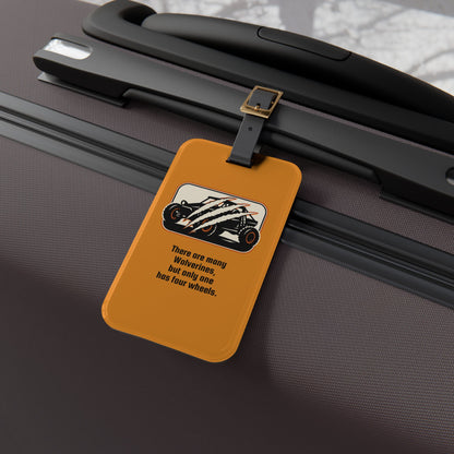 Wolverine Truck Luggage Tag — "There are many Wolverines, but only one has four wheels"