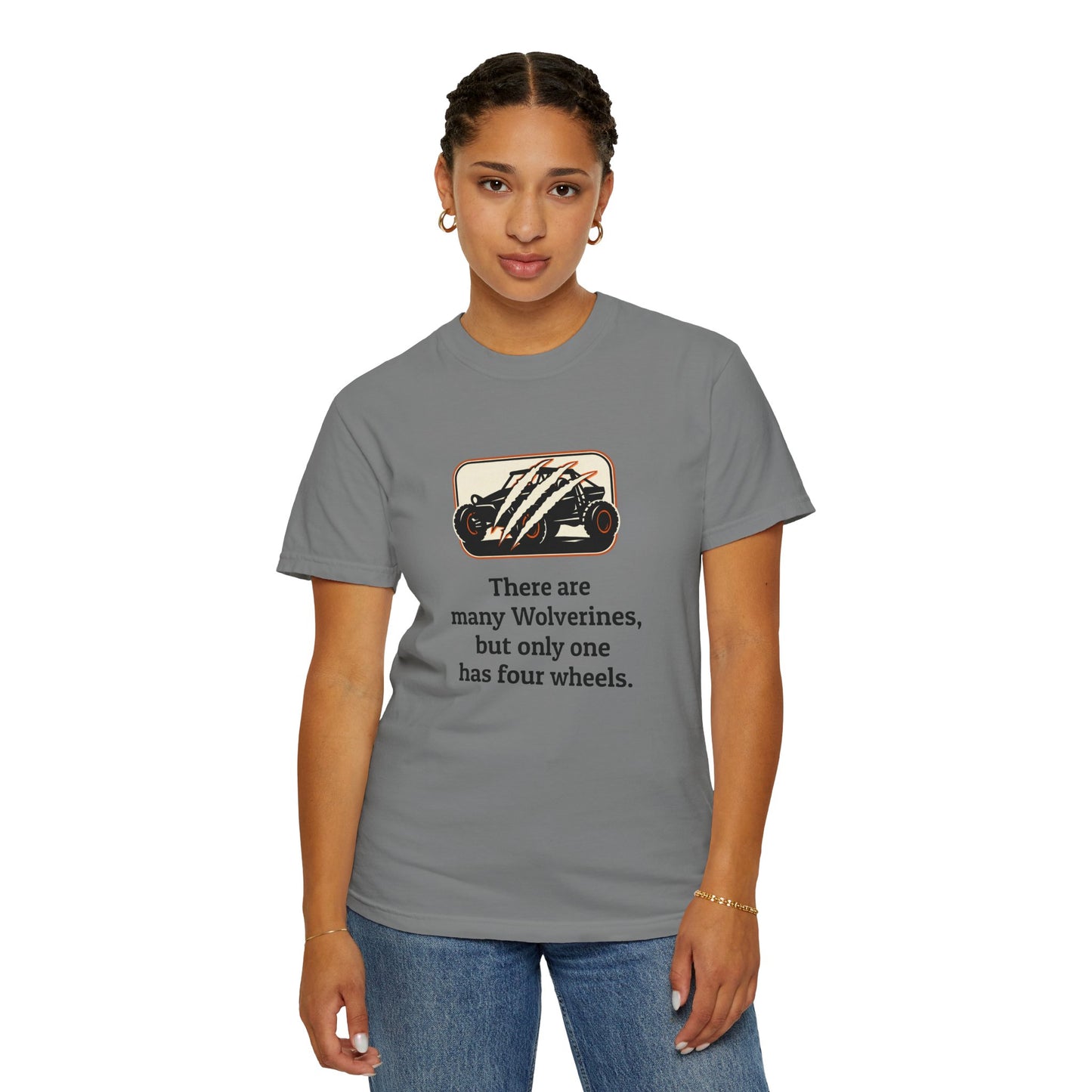 T-Shirt — "There are many Wolverines, but only one has four wheels" Vintage Car Tee