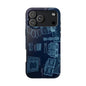 Blueprint Tech Phone Case — Engineering X-Ray Smartphone Cover