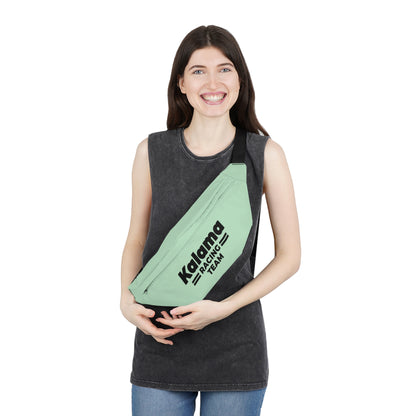 Kalama Racing Team Large Fanny Pack — Stylish Mint Waist Bag for Events & Everyday celadon color