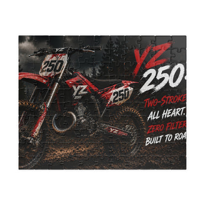 YZ 250 Dirt Bike Puzzle — 110/252/520/1014-Piece Moto Jigsaw