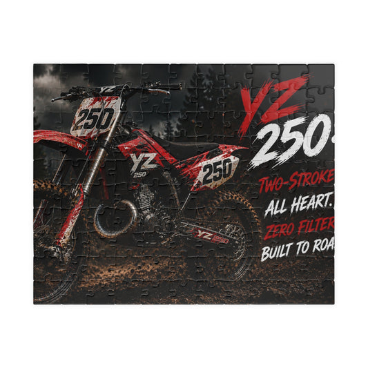 YZ 250 Dirt Bike Puzzle — 110/252/520/1014-Piece Moto Jigsaw
