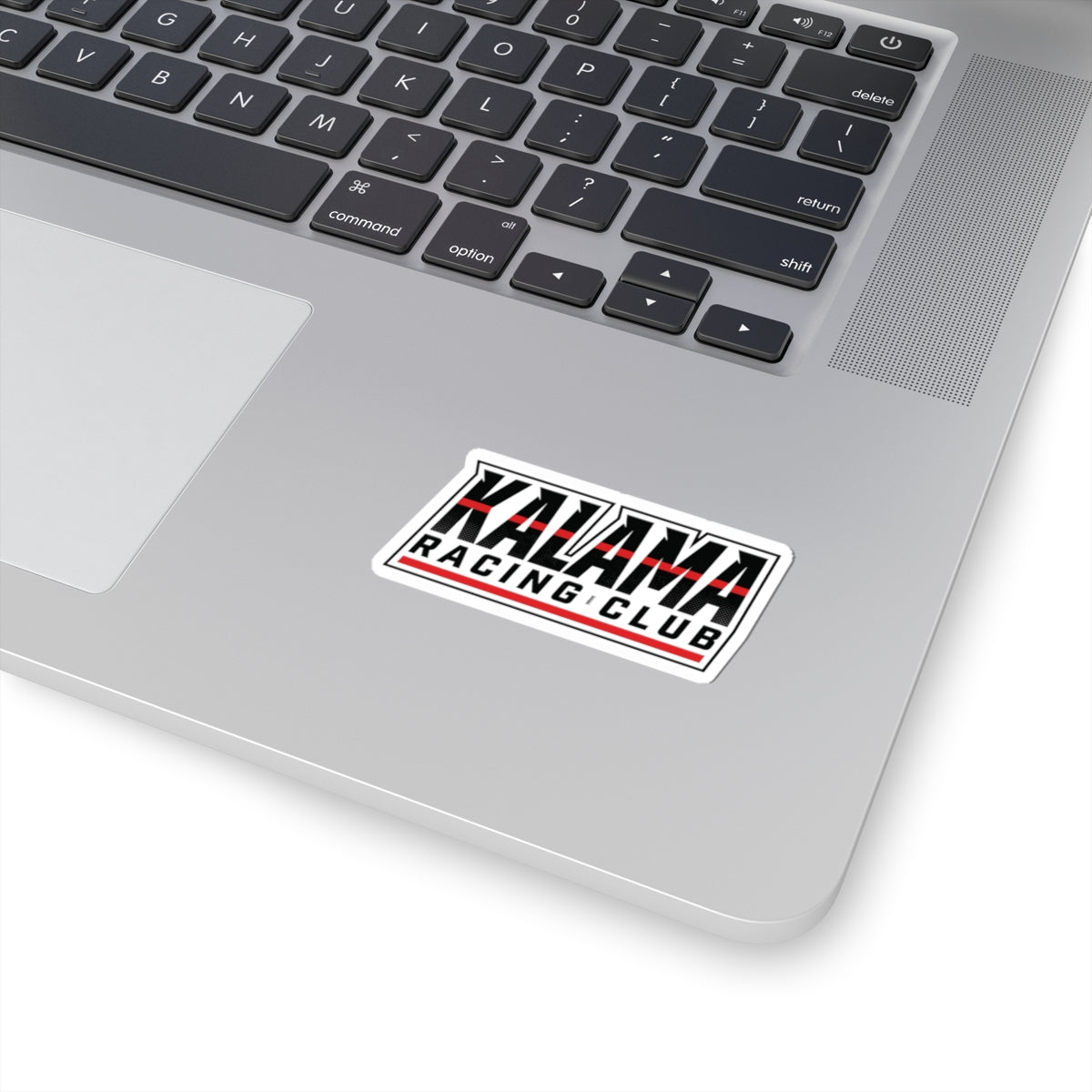 Kalama Racing Club Kiss-Cut Sticker — Racing Logo Decal for Laptops, Cars & Gear