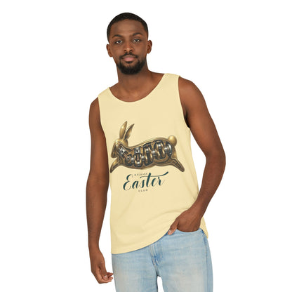 Kalama Easter Club Easter Gold Bunny Tank Top — 'Celebrate Easter' Graphic Tank