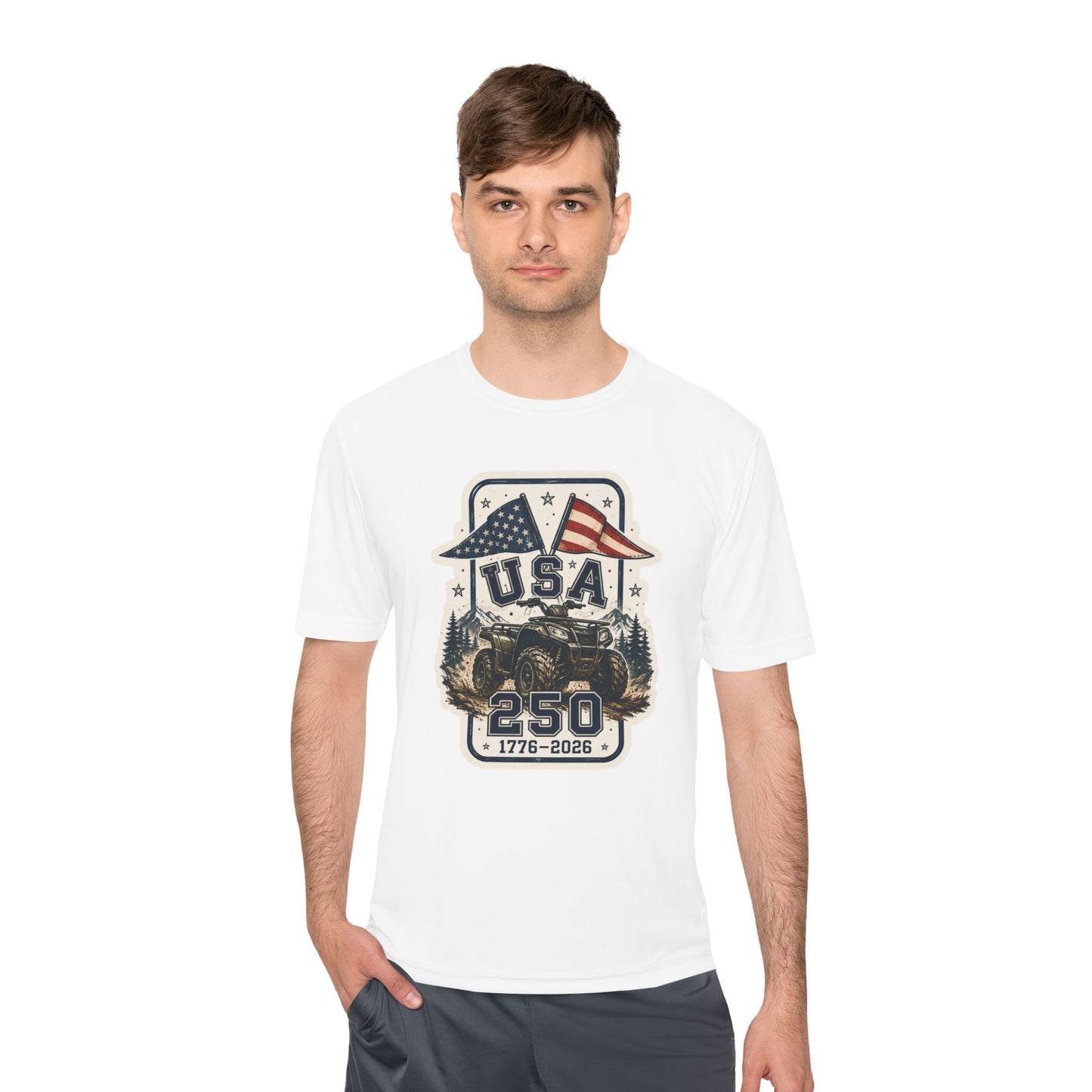 USA 250 Off-Road Tee — 1776–2026 Patriotic Truck Graphic Shirt