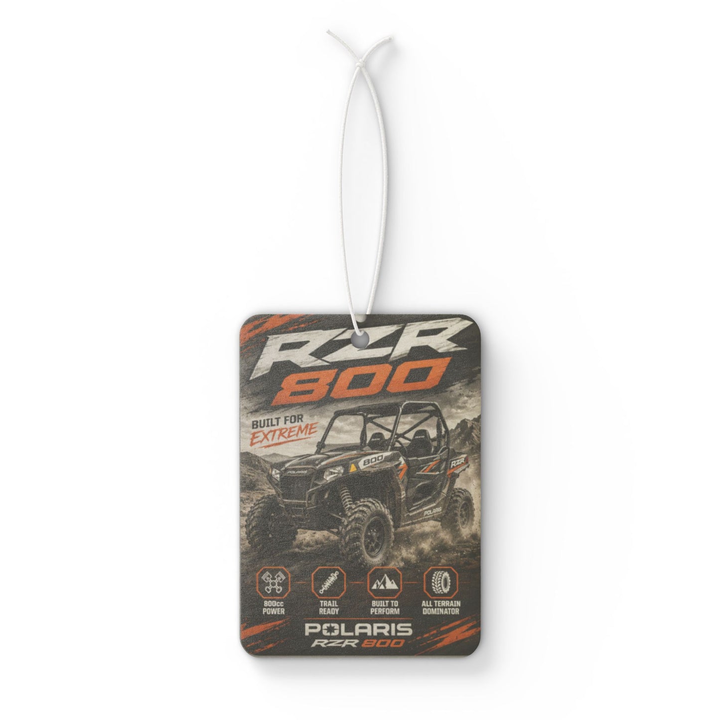 Off-Road RZR 800 Car Air Freshener — Polaris Ranger Scented Hanging Tag