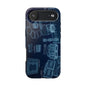 Blueprint Tech Phone Case — Engineering X-Ray Smartphone Cover
