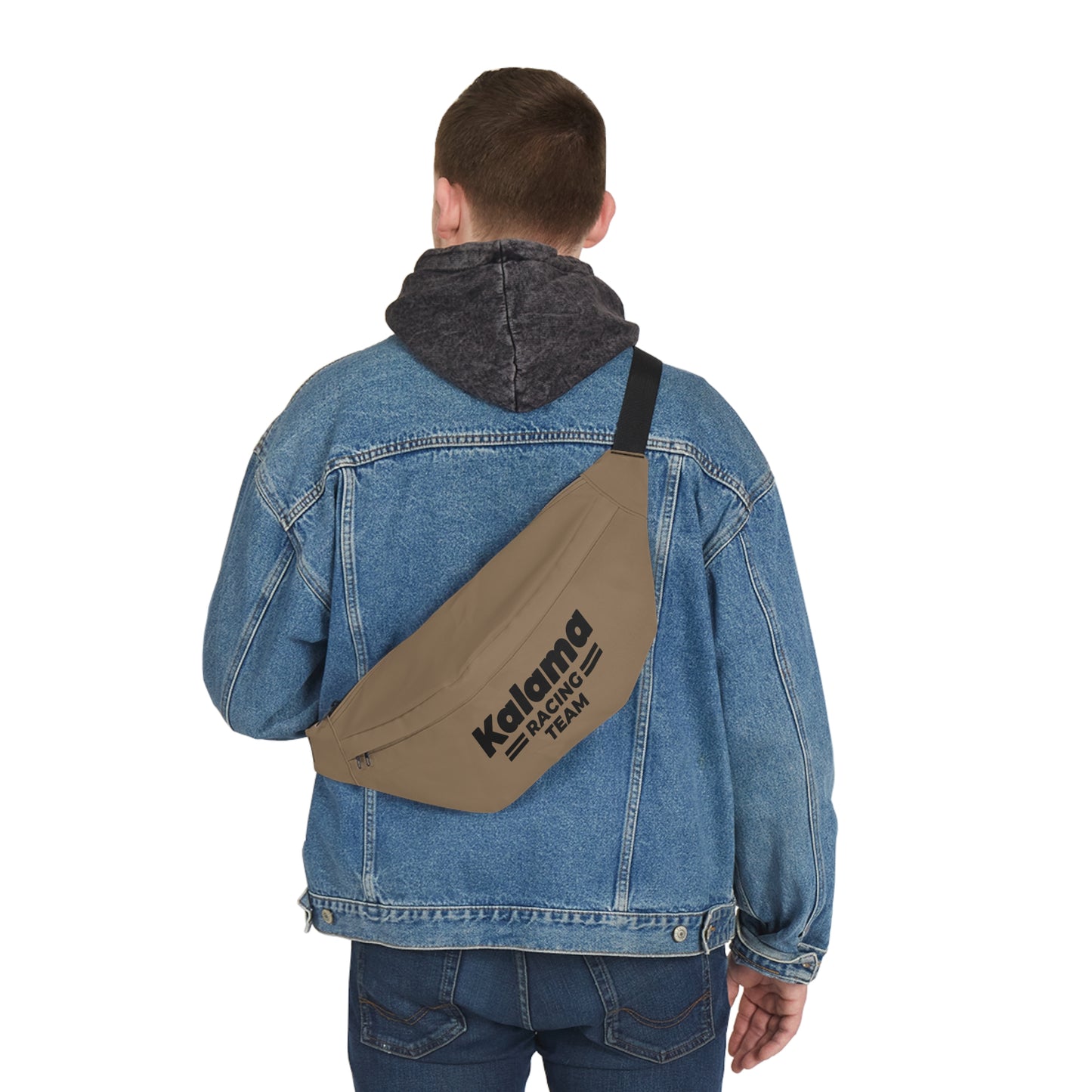 Kalama Racing Team Large Fanny Pack — Durable Waist Bag for Events & Travel Faded Copper Color