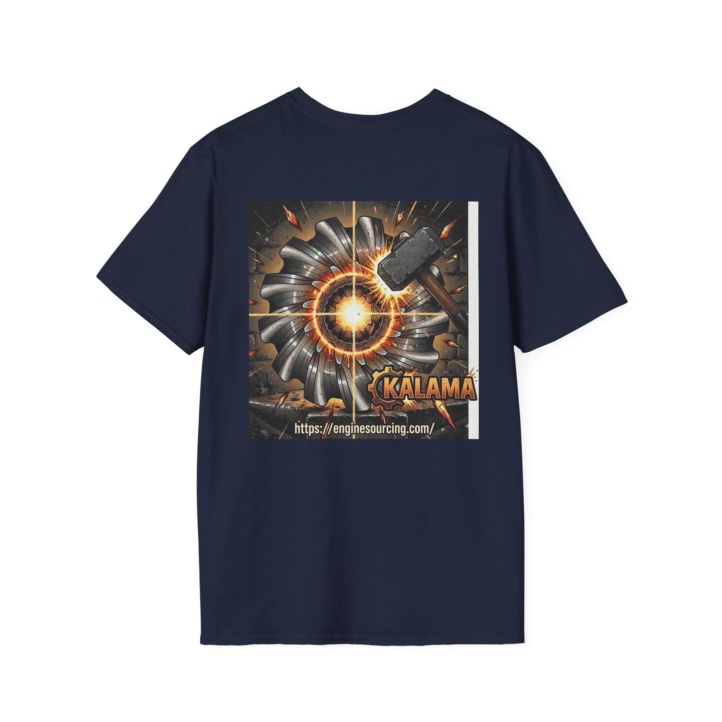 Sunflower Blueprint T-Shirt — Botanical Diagram Tee (Kalama Design)