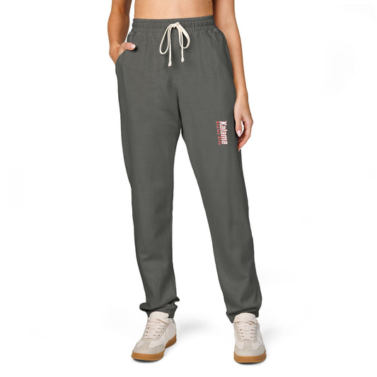 Kalama Racing Club Heather Olive 'Weekend Mode' Sweatpants — Garment-Dyed Fleece Joggers