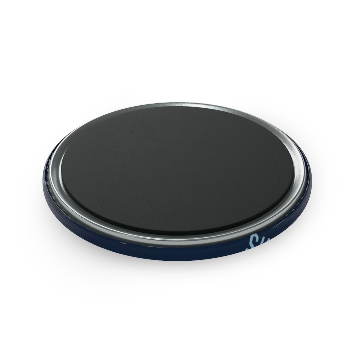 Kalama Twin-Cylinder Engine Blueprint Round Magnet