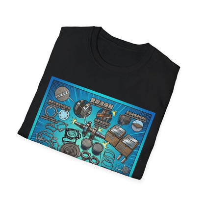 Kalama Scuba Gear Diagram T-Shirt