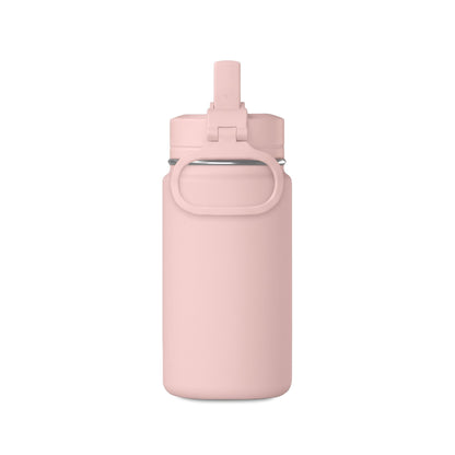 14oz Mini Water Bottle with Kalama Racing Team – Pink Insulated Kids Straw Bottle