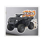 ATV 750 Sticker — Flame Logo Kiss-Cut Vinyl Decal for Trucks, Laptops & Gear