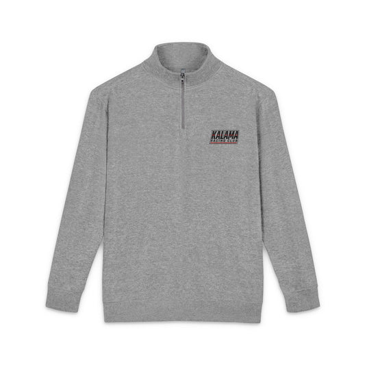 Kalama Racing Team Embroidered Quarter-Zip Fleece Pullover — Cozy Casual Sweatshirt