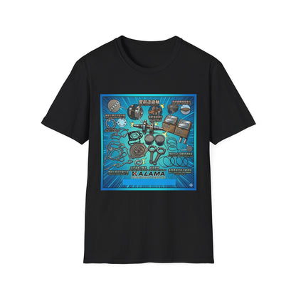 Kalama Scuba Gear Diagram T-Shirt