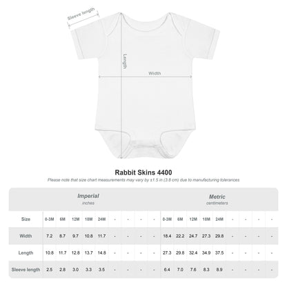 America Flag Infant Bodysuit – Patriotic Baby One-Piece for 4th of July & Everyday