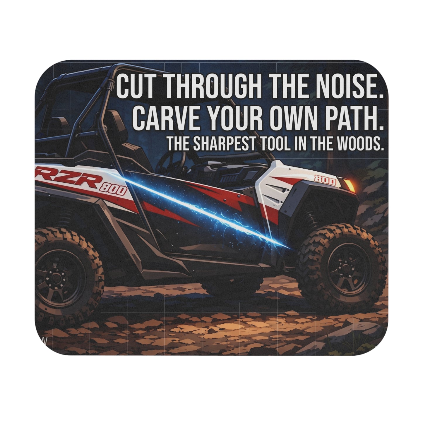 Off-Road UTV Mouse Pad — “Cut Through the Noise. Carve Your Own Path.” Inspirational Racing Desk Mat
