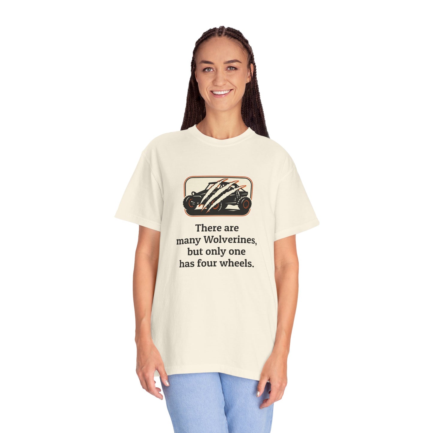 T-Shirt — "There are many Wolverines, but only one has four wheels" Vintage Car Tee