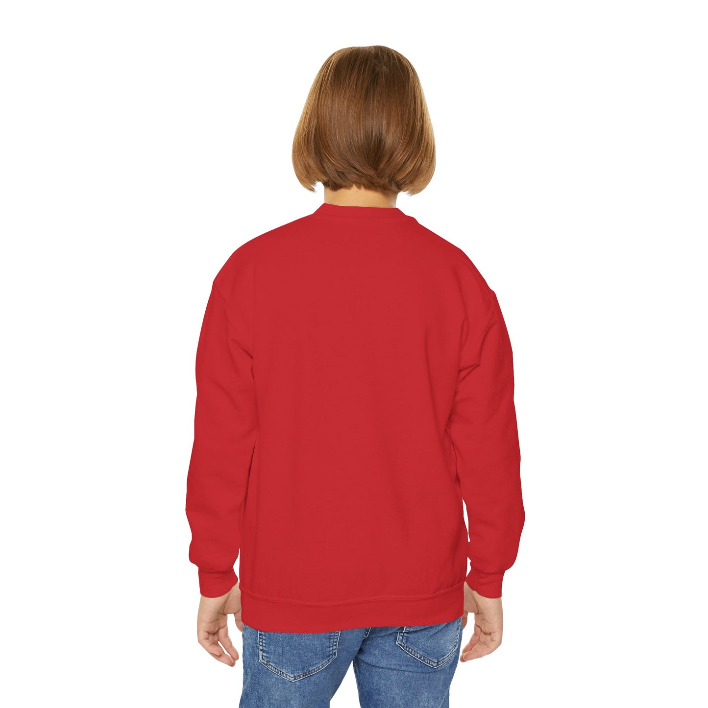 Youth Motorcycle 'BRAAP' Crewneck Sweatshirt – Skull Rider Graphic