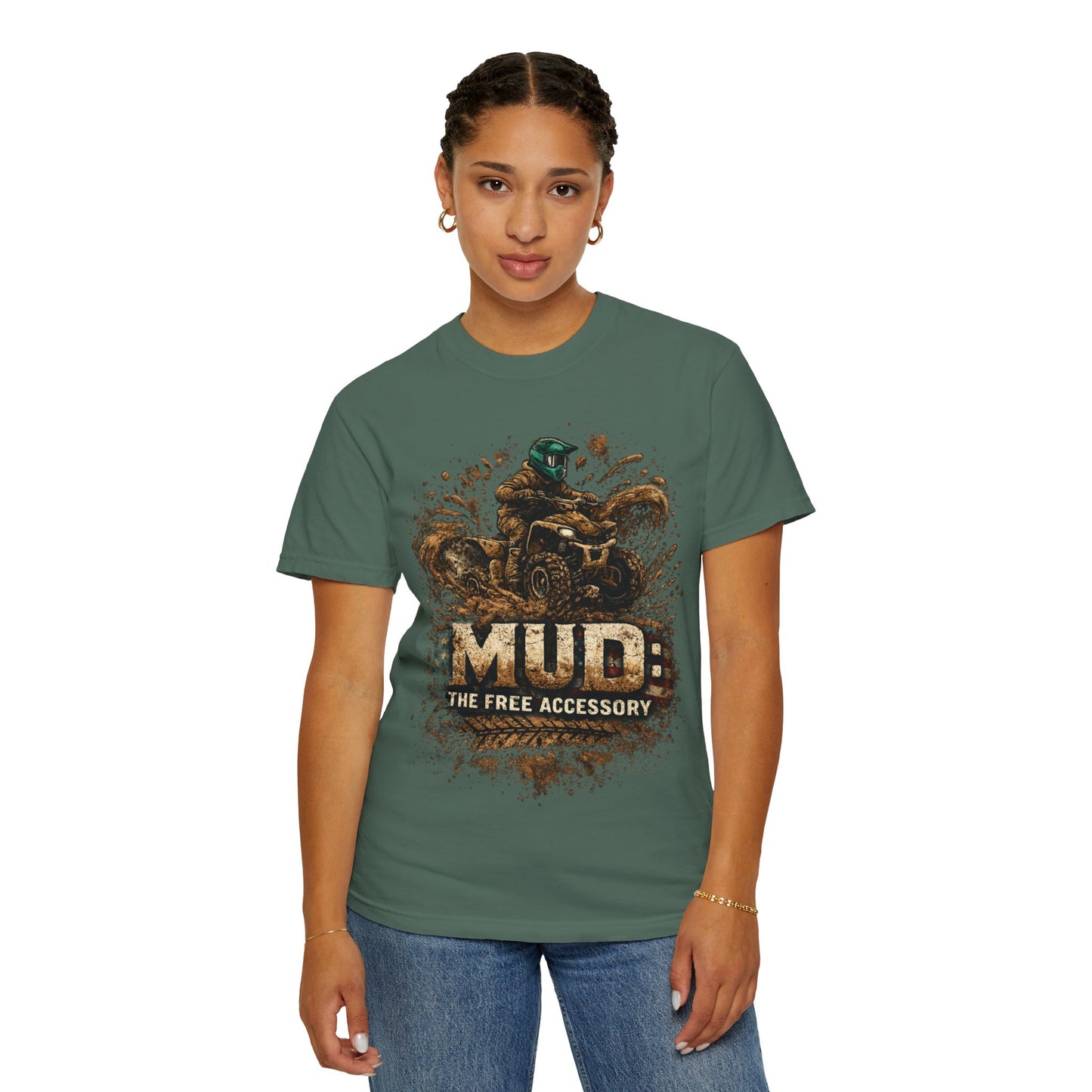 Mud: The Free Accessory ATV T-Shirt — Off-Road Rider Tee