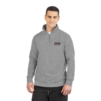 Kalama Racing Team Embroidered Quarter-Zip Fleece Pullover — Cozy Casual Sweatshirt