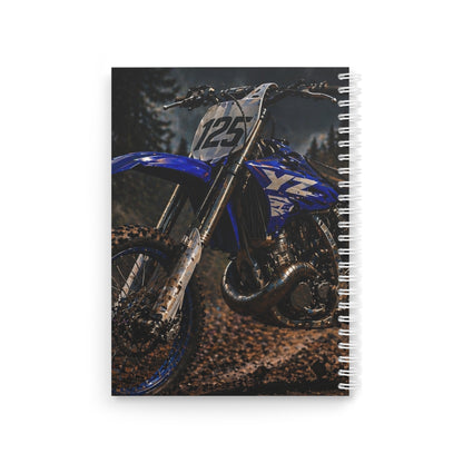 Motocross Spiral Notebook — “Scream Louder, Lean Deeper” Dirt Bike Journal