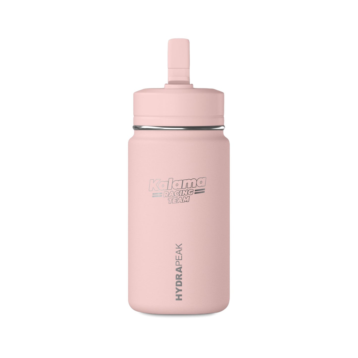 14oz Mini Water Bottle with Kalama Racing Team – Pink Insulated Kids Straw Bottle