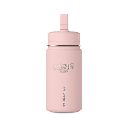 14oz Mini Water Bottle with Kalama Racing Team – Pink Insulated Kids Straw Bottle