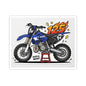 Dirt Bike 125cc Kiss-Cut Sticker — Playful Motocross Decal for Helmets & Laptops