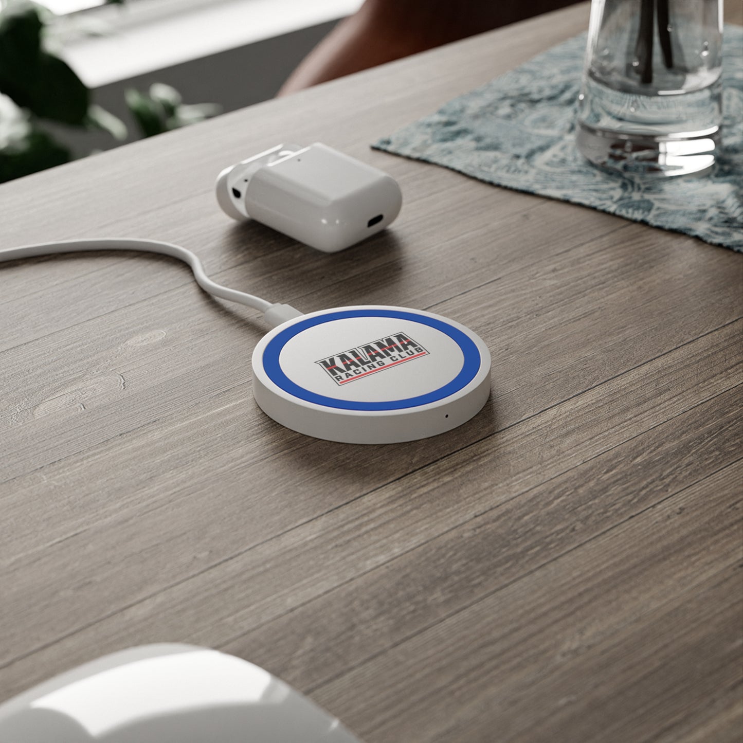 Wireless Charging Pad — Kalama Racing Club Logo