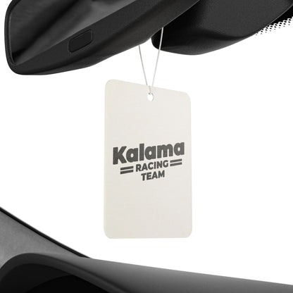 Kalama Racing Team Car Air Freshener — Retro Motorsport Scented Tag