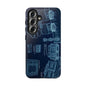 Blueprint Tech Phone Case — Engineering X-Ray Smartphone Cover