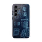 Blueprint Tech Phone Case — Engineering X-Ray Smartphone Cover