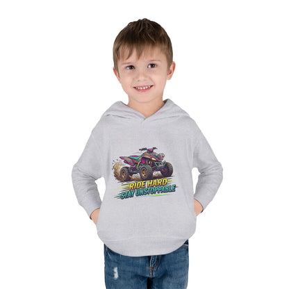 Toddler Hoodie — "Ride Hard, Stay Unstoppable" ATV Pullover
