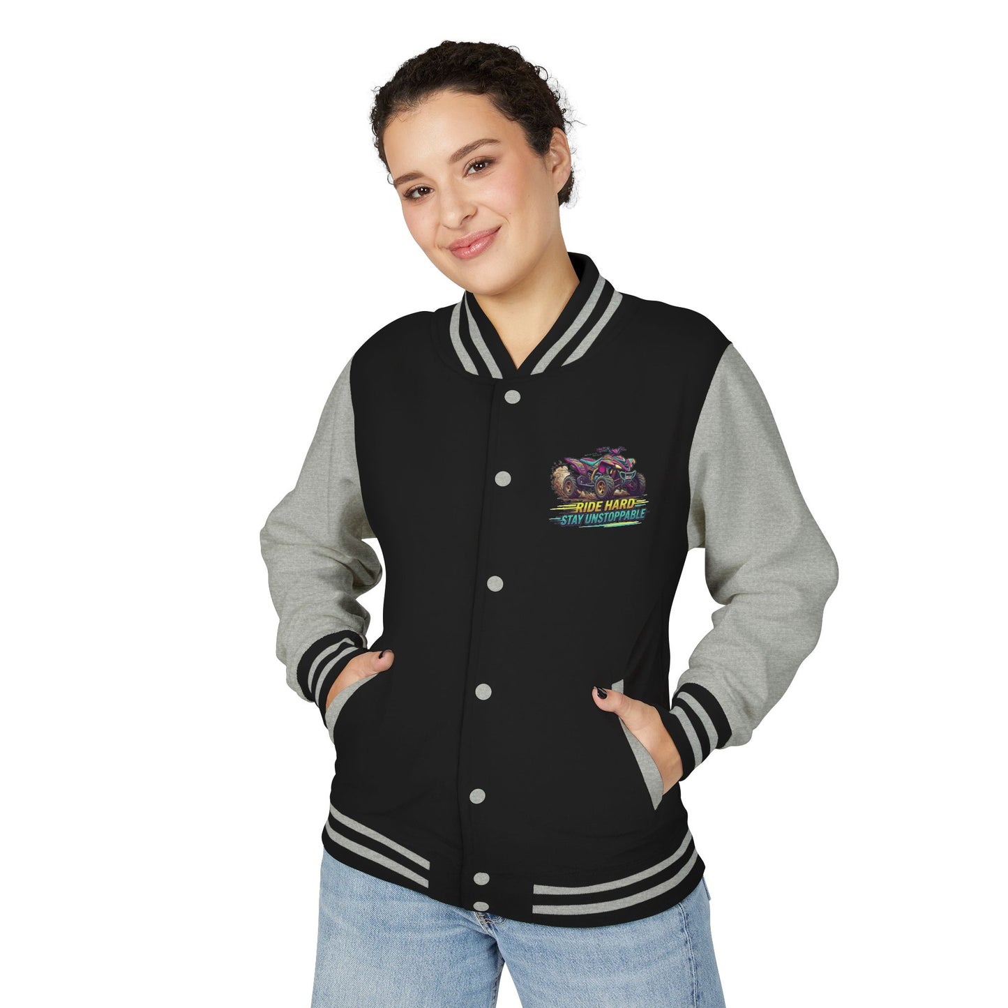 Letterman Jacket — Vintage Racecar Team Varsity Jacket