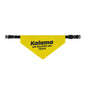 Clip-On Pet Bandana — "Kalama Racing Team" Yellow Dog Collar Accessory