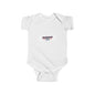 Kalama Racing Team Infant Bodysuit — Minimal Baby Onesie with K Emblem