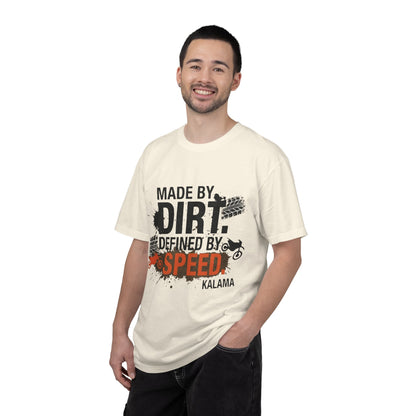 Motocross T-Shirt — "Made by Dirt, Defined by Speed" Off-Road Racing Tee