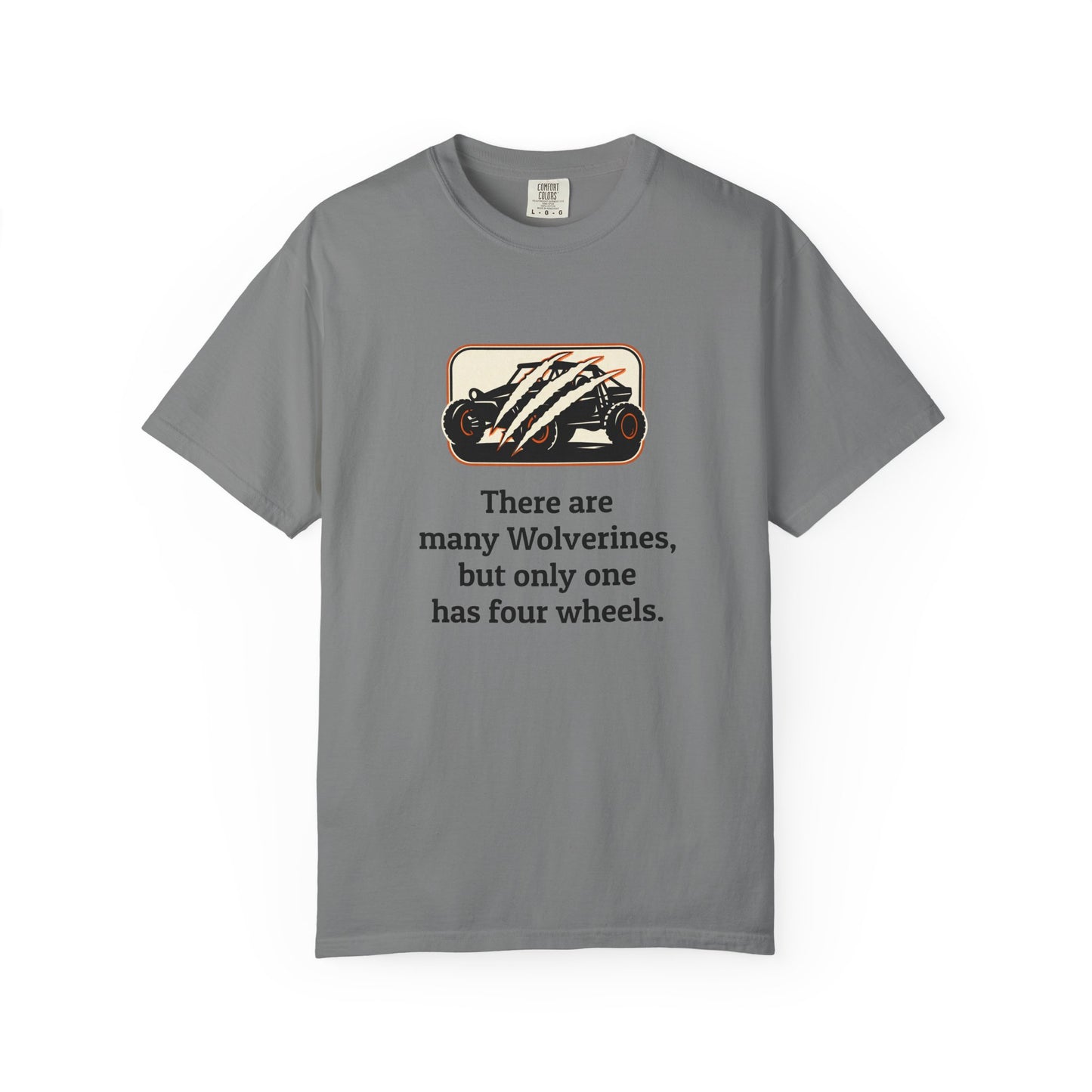 T-Shirt — "There are many Wolverines, but only one has four wheels" Vintage Car Tee