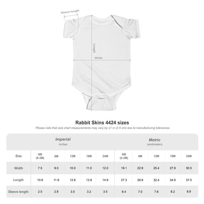 Kalama Logo Infant Bodysuit — Minimal Baby Onesie with K Emblem
