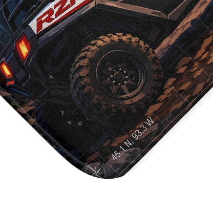 Off-Road RZR Bath Mat — Cut Through the Noise, Carve Your Own Path Adventure Rug
