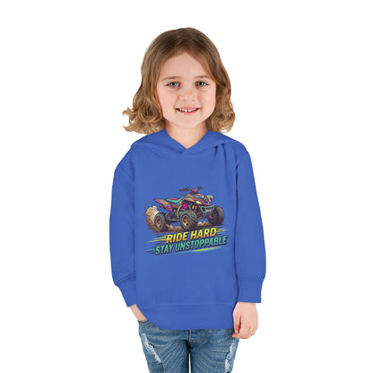Toddler Hoodie — "Ride Hard, Stay Unstoppable" ATV Pullover