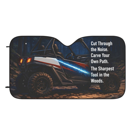 Off-Road UTV Car Sun Shade — “Cut Through the Noise. Carve Your Own Path.”