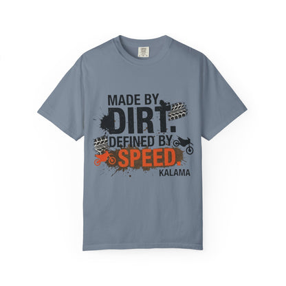 Motocross T-Shirt — "Made by Dirt, Defined by Speed" Off-Road Racing Tee