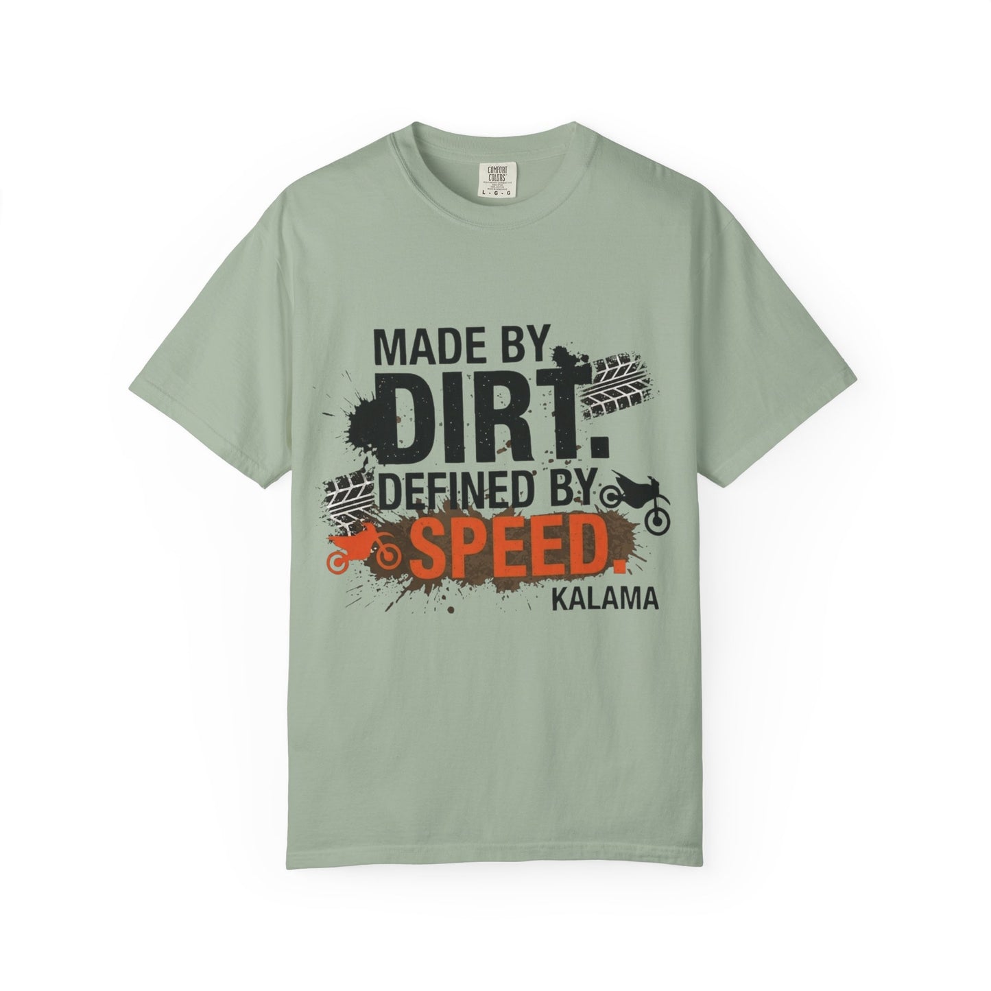 Motocross T-Shirt — "Made by Dirt, Defined by Speed" Off-Road Racing Tee