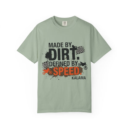 Motocross T-Shirt — "Made by Dirt, Defined by Speed" Off-Road Racing Tee